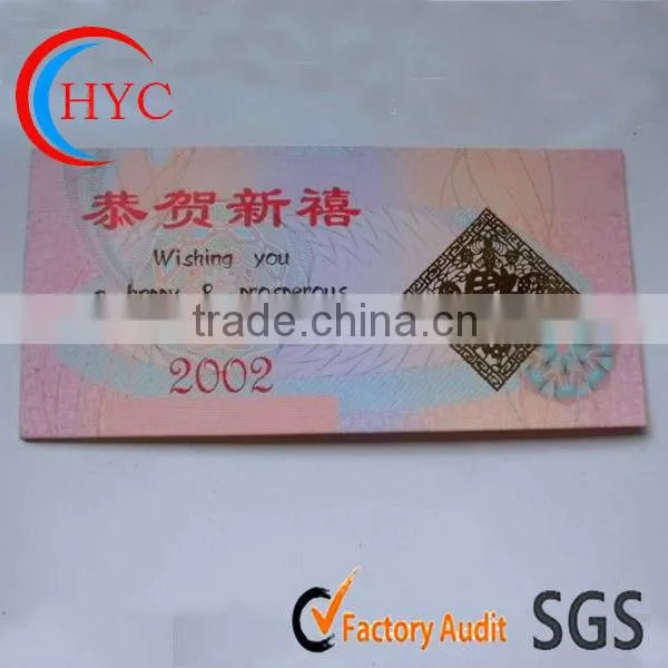 2013 customized paper greeting business card