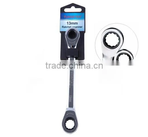High Quality Double Ratchet Offset Ring Wrench