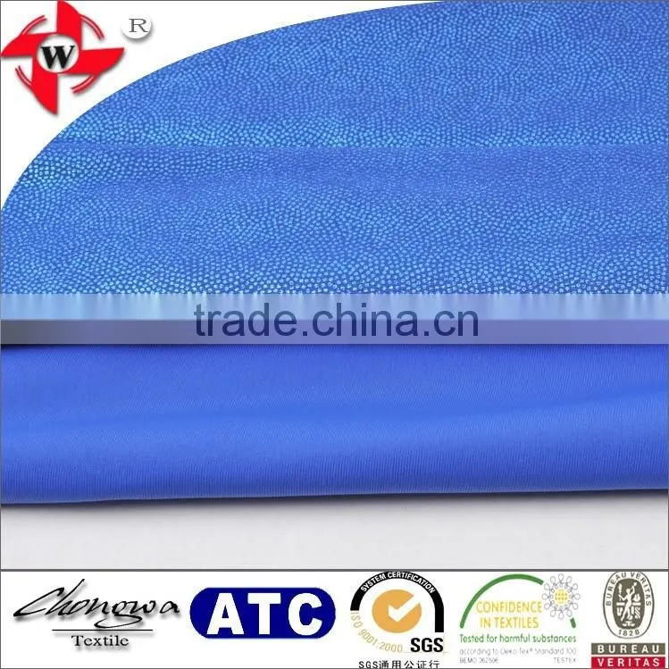 custom new soft touch high quality matt nylon lycra glitter dot fabric