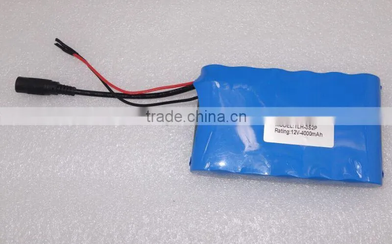 18650 li-ion battery 12v 4ah for tracker