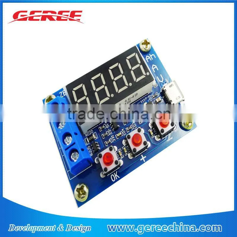 1.5v~12v Battery Capacity Meter discharge Tester for 18650 li-ion lithium lead-acid battery