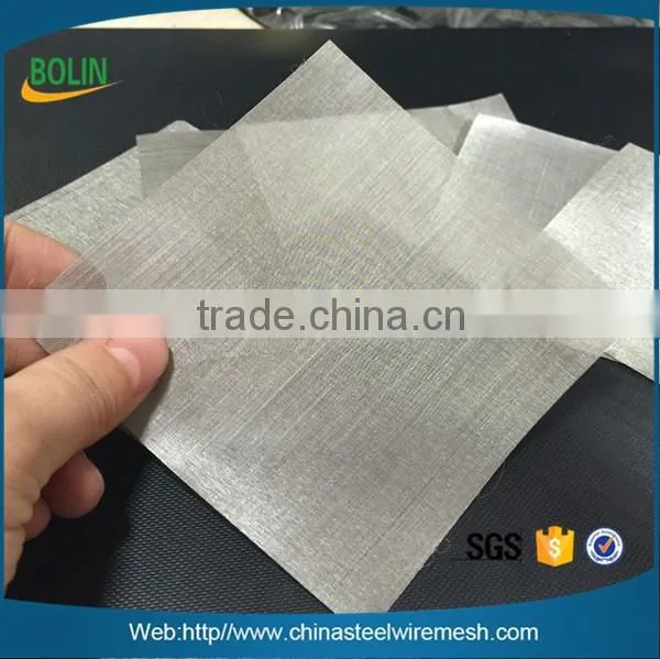 Alibaba Best seller 100 Mesh 0.1mm 200 Mesh 0.05mm Pure Silver Metallic Mesh Fabric