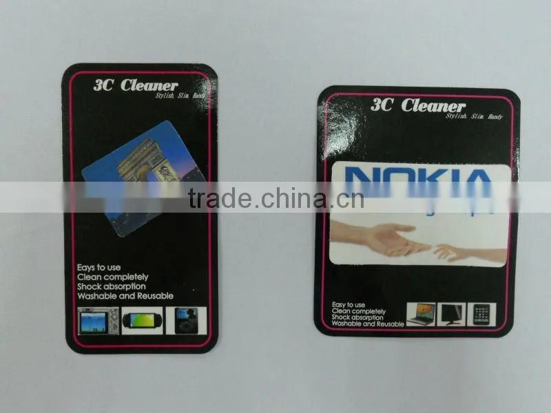Adhesive Microfiber screen mobile cleaner