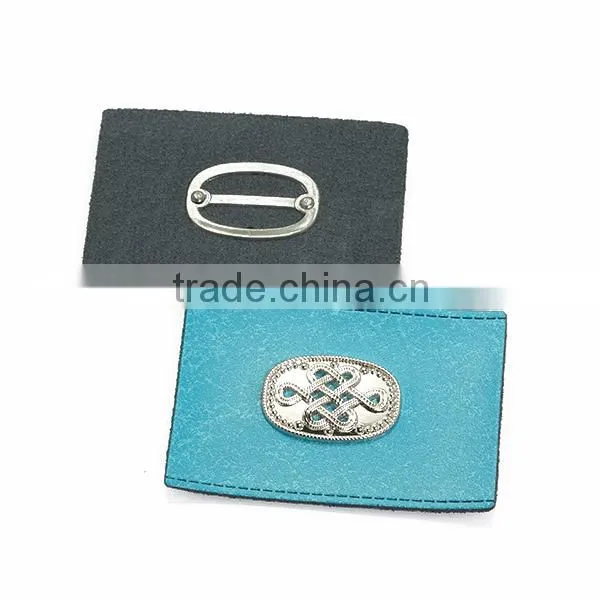 Fashion genuine leather patch leather patch label