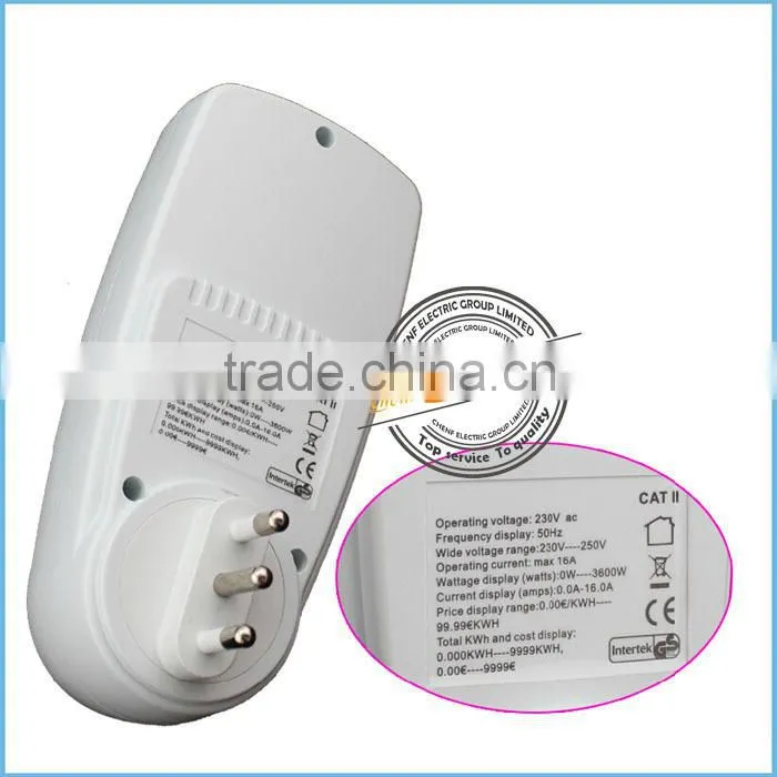 Newest High Quality 230V Electricity Power Meter---ITALY socket