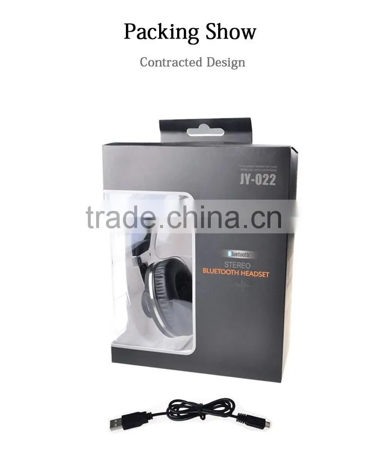ULDUM brand top quality stereo over ear wireless bluetooth headphone
