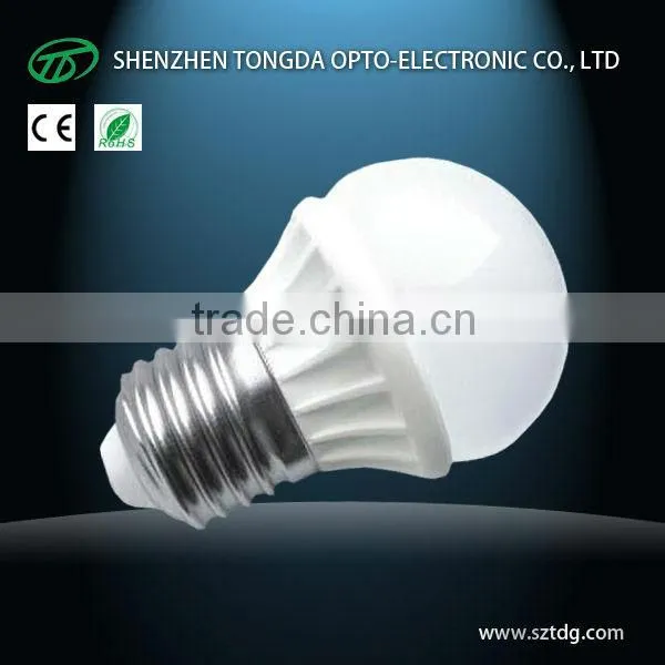 AC/DC 12V 24V 28V 3W G48 E14 E27 B22 GU10 globe Led bulb lamp(TongDa)