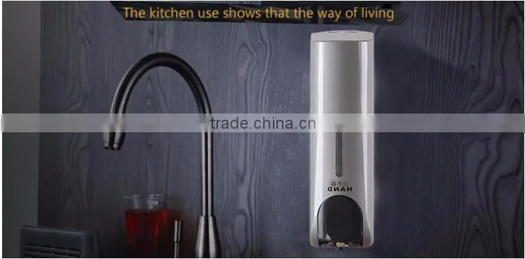 hand soap dispenser plastic bottle 350ML Single Wall Mounted soap dispenser