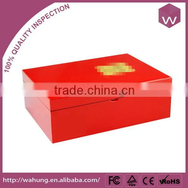 New design wooden wine box red for wine bottles