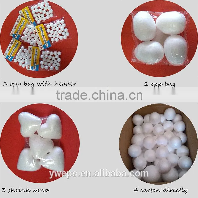 YIWU high quality white polystyrene foam balls / DIY foam ball