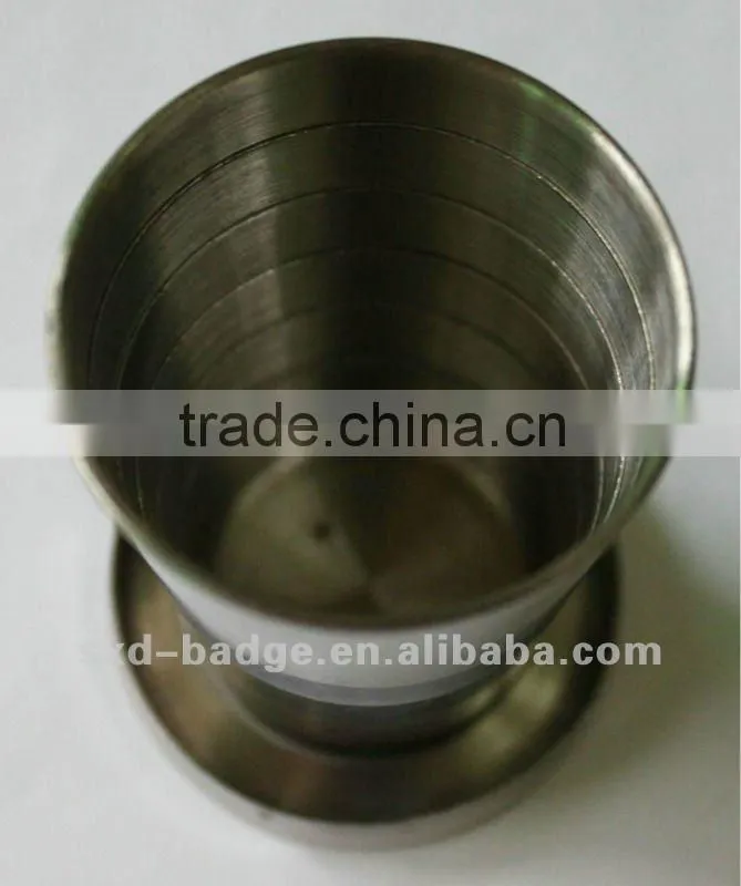 Customized Stainless Steel Folding Cup for Promotion