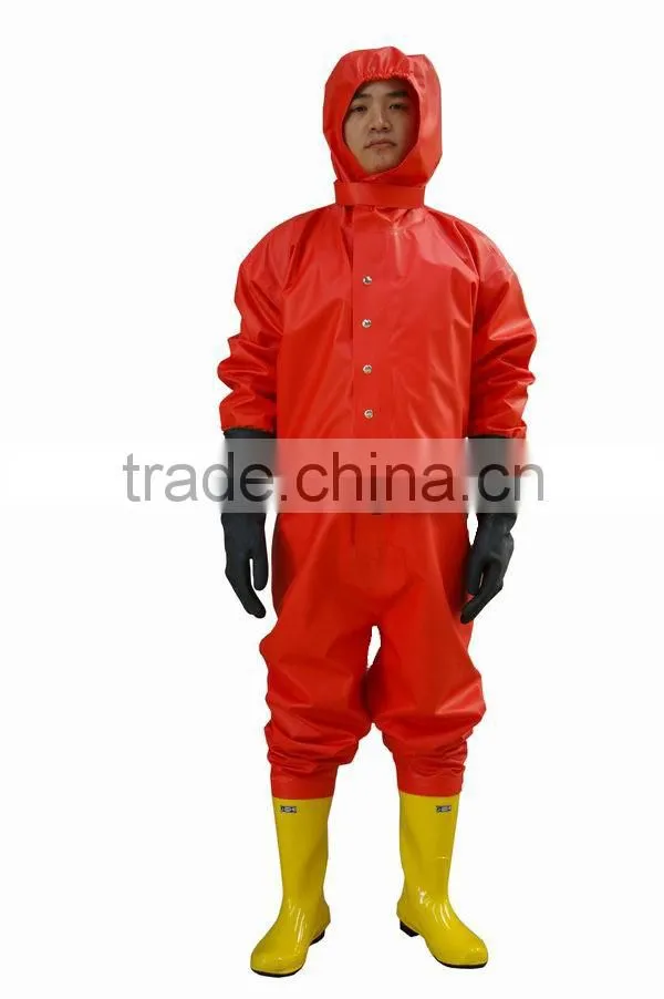 chemical protective safety suit