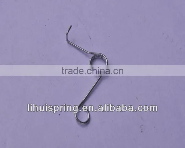 deformed wire spring used with music wire