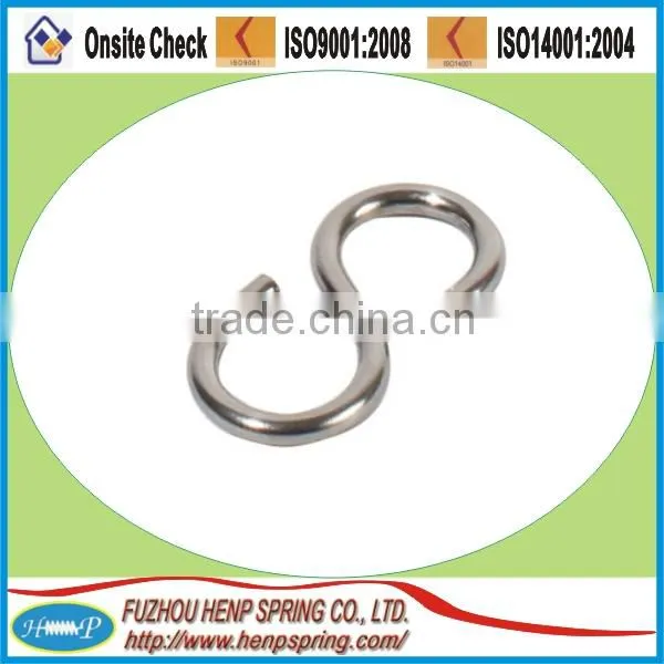 stainless steel spring s shaped hooks