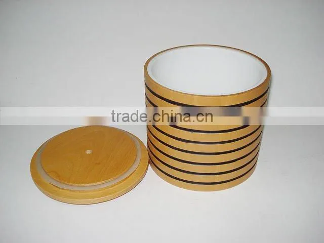 Beech Wooden Ice Bucket Beer Keg with Plastic Inner and Lid