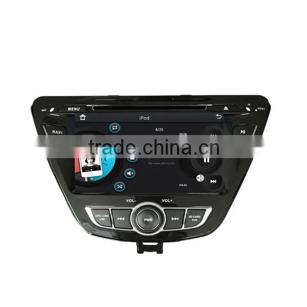 Factory OEM dashboard Dvd player gps radio 8" car dvd player for hyundai elantra car dvd player 2014 with gps