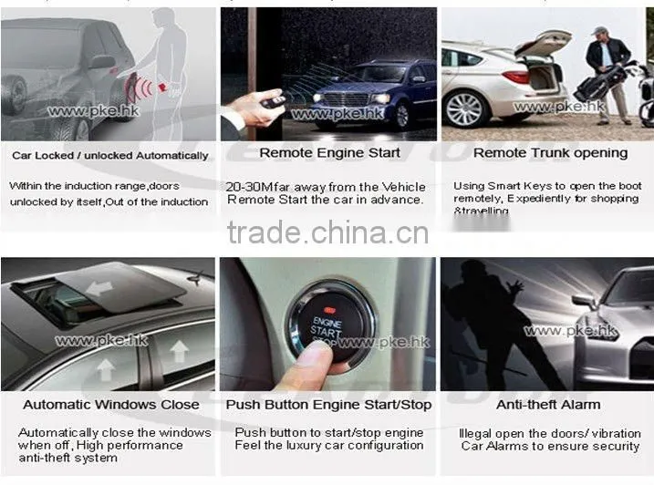 Engine Start/Stop System by Push Button Remote Control for Hyundai_Azera