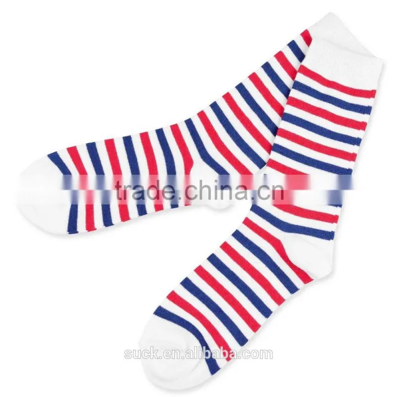 fashion cute combed cotton American Star & Stripes Flag Socks for Men and Women