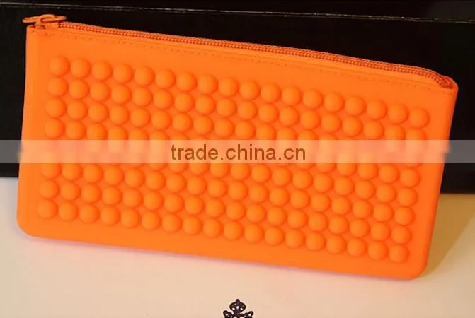 Hot Sell Cartoon Waterproof Silicone Pouch For Change