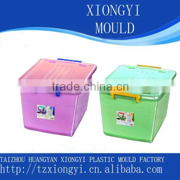 custom EU standard plastic rectangular storage box mold manufacturer