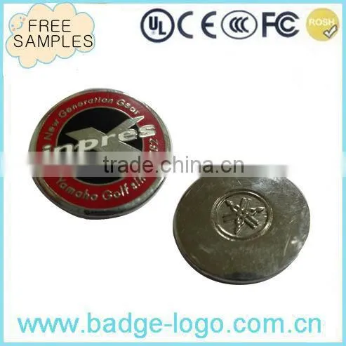 Antique Silver Novelty Custom Round Lapel Pin