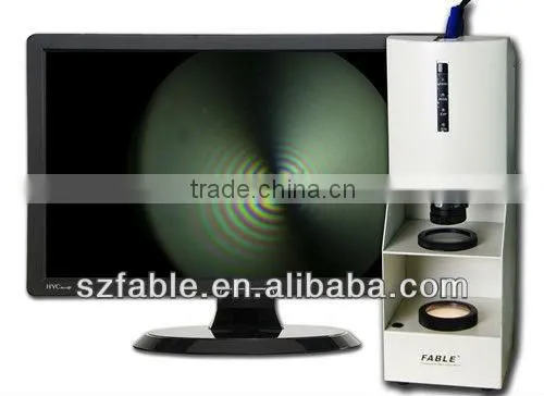 Polariscope with standard of VGA singal output for diamond and gem FTP-CCD
