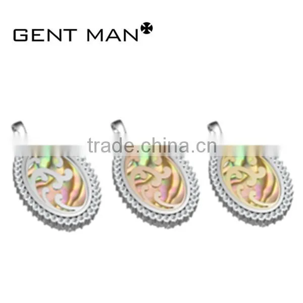 2016 simple unique plated gold beautiful pendant necklace for women