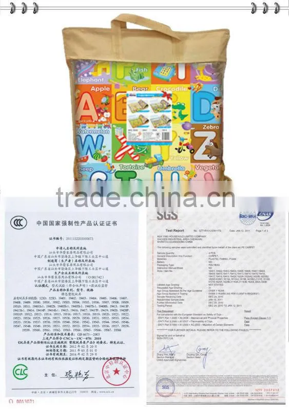 2 sides printing cheap crawl waterproof baby play mat