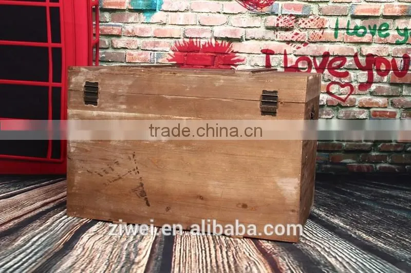 Vintage Style Wooden Storage Trunk Box/Case Sets