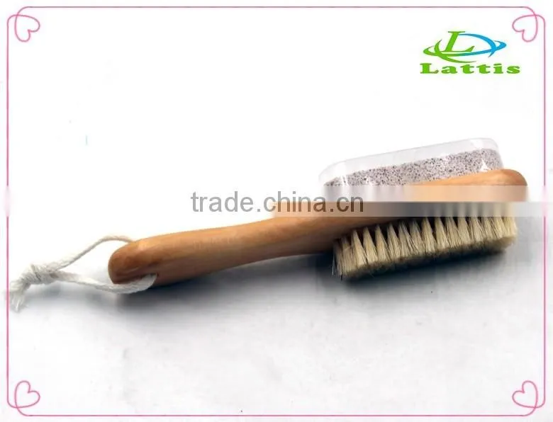 New stylish beech wooden foot files with sands around