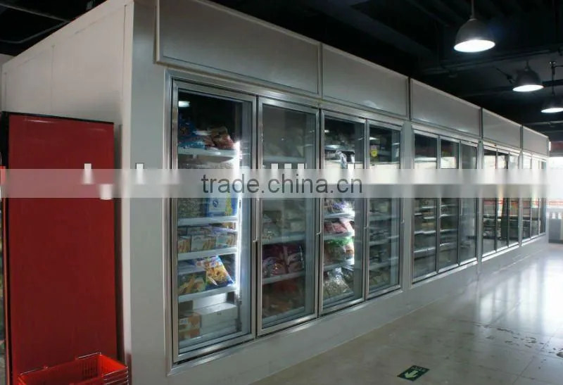 Polyurethane display cold room for store&supermarket