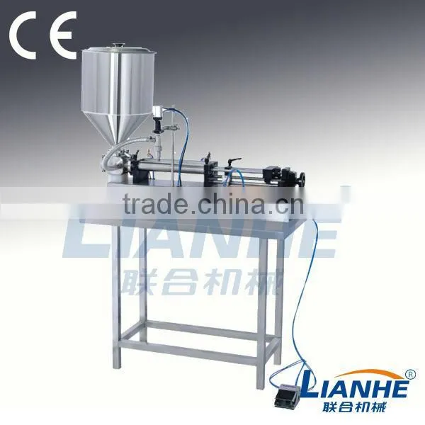 Semi automatic heat and filling machine/paste filling machine/cream filling machine/honey liquid filler