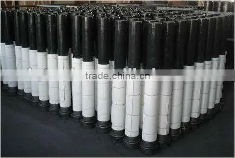 Continuous casting refractory long nozzles