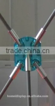Portable tabletop plastic stable mini x stand system