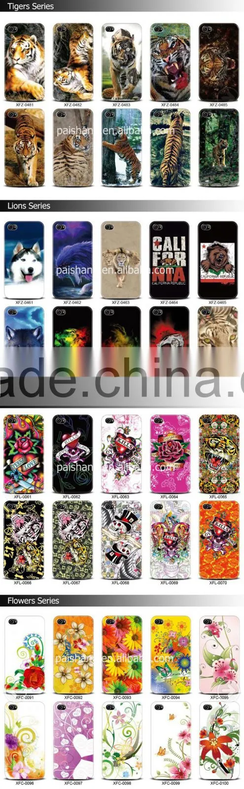 New PC material custom printing fashion design your own pattern 0EM phone case for iPhone 6