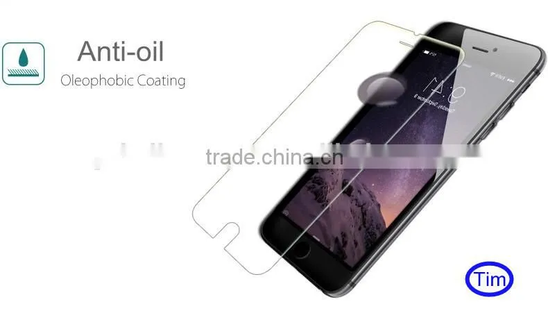 For Apple iPhone 6 Tempered Glass Screen Protector, Factory Wholesale Price with Best crystal Retail Package