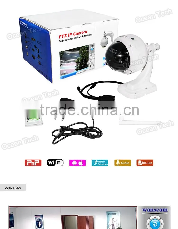 Hot selling Outdoor ip camera Wifi P2P 720P HD PTZ Camera