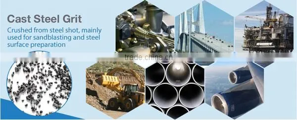 good hardness cast steel grit for descaling and surface preparation
