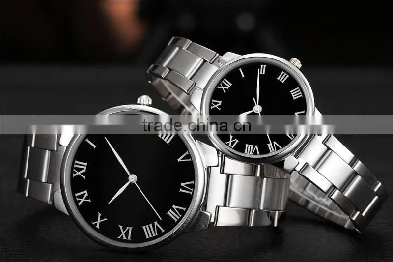 Quartz Stainless Steel Watch Water Resistant