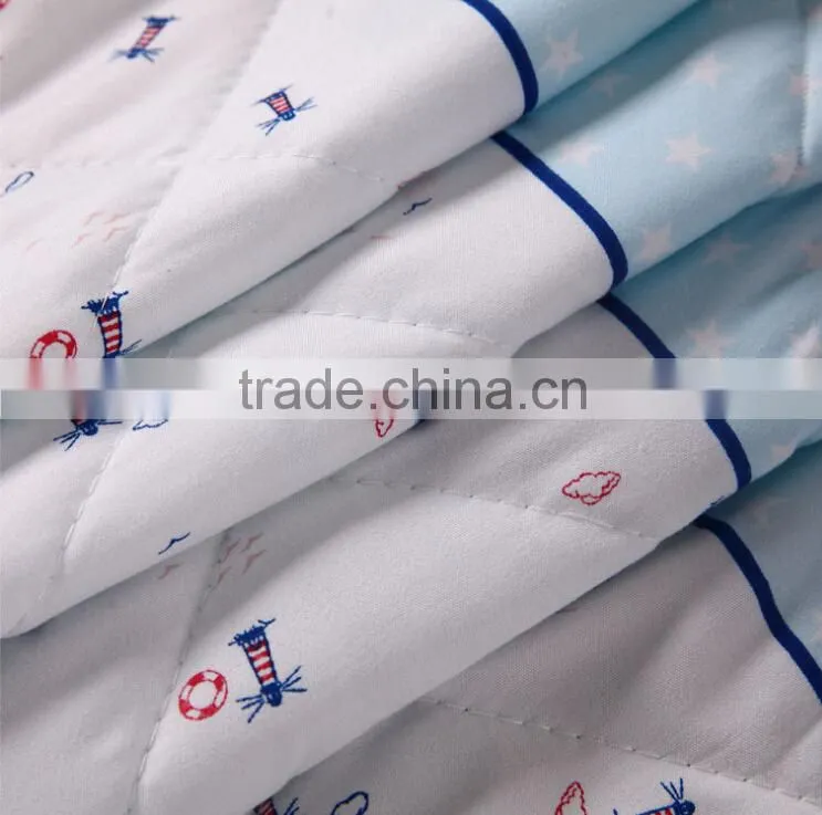 Hot-selling brushed microfiber polyester reversible cashmere silk fitted quilt / comforter / duvet