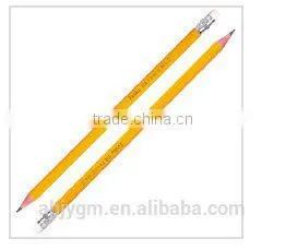 7'' With Eraser Sharpened Triangle HB Pencil/wooden HB pencil.