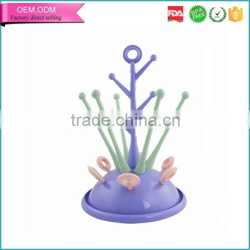 BPA free safety multifunction baby feeding bottle drying rack