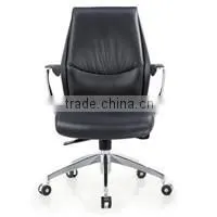 HY2008 Wholesale Leather Upholstery Revolving Chair with Wheels
