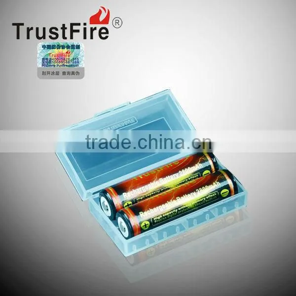 TrustFire lithium ion battery 18650 2800mah 3.7V with protected PCB China brand manufacture