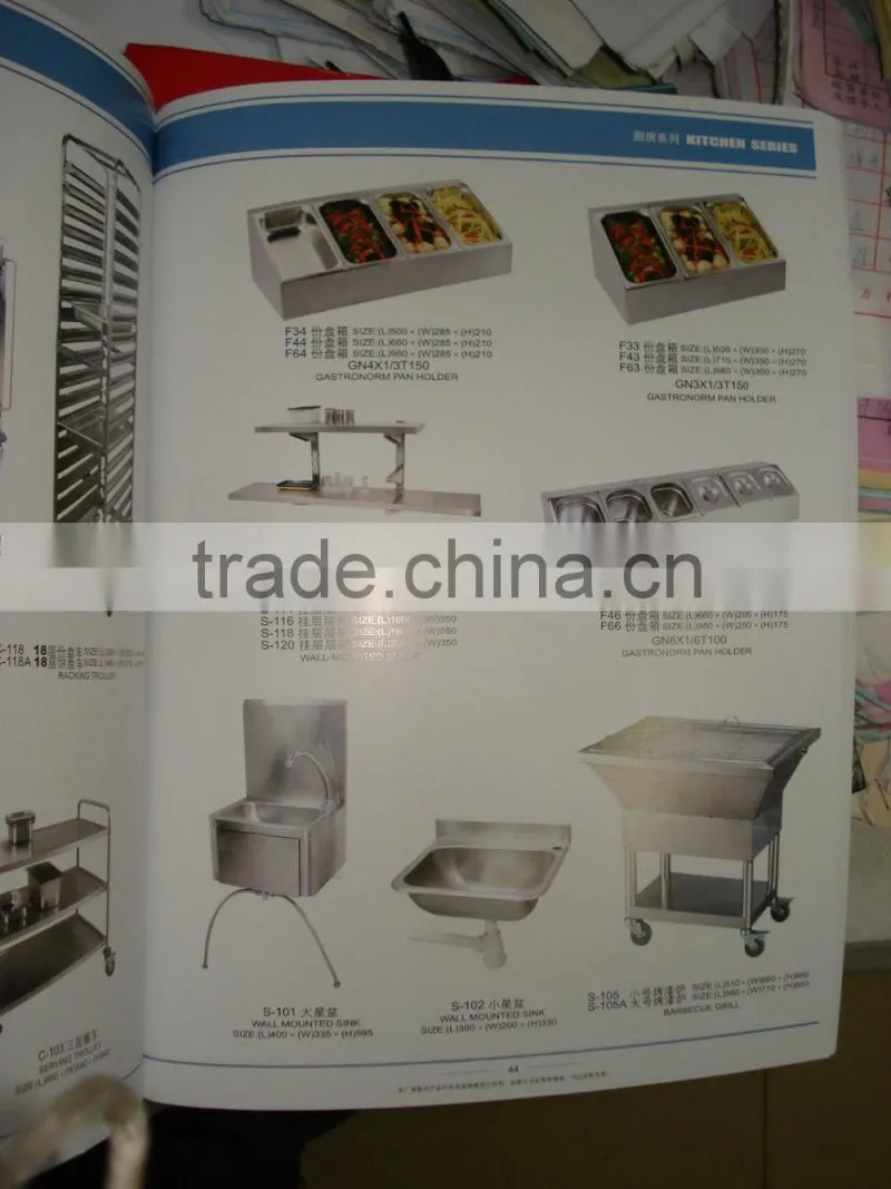Hotel and Restaurant Stainless steel collecting trolley dish collecting cart