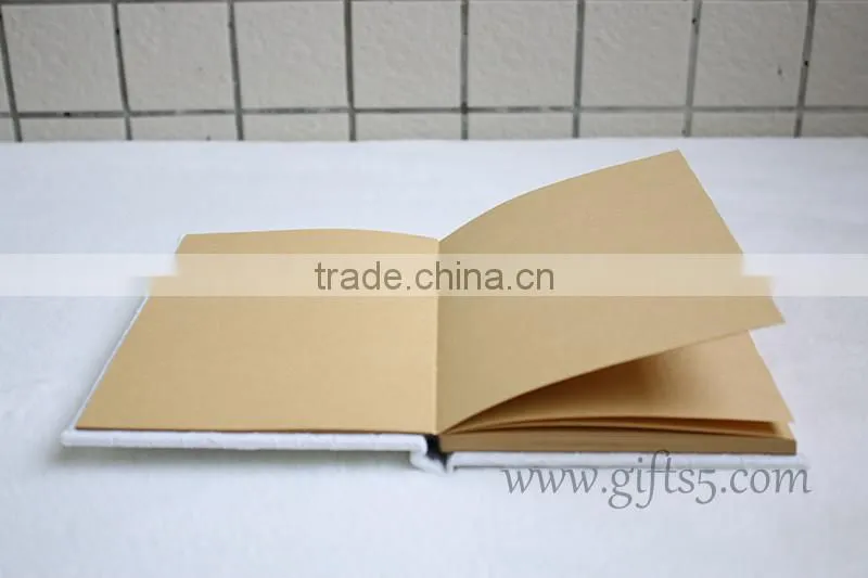 Classical and top quality lace white wedding guest book