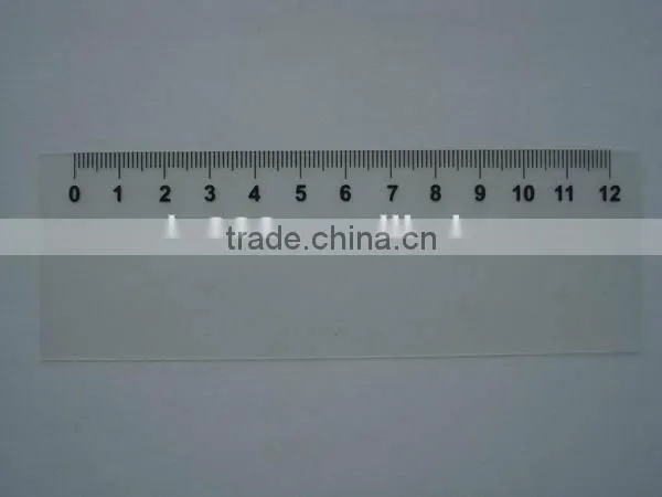wholesale cheap 12cm plastic ruler for promotion