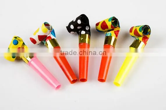 Blowouts Party Birthday plastic party whistle with favor assorted colors