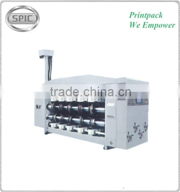 Automatic printing slotting machine for corrugated carton