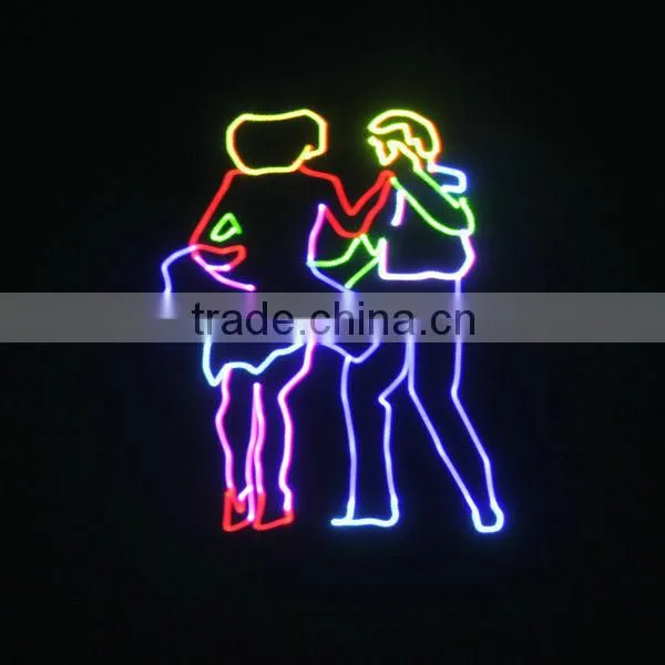 RGB full color laser light show wedding light